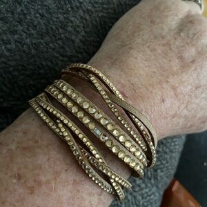 Elegant Gold Wrap Bracelet
